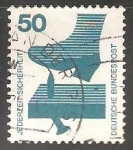 Stamps Germany -  Prevención de accidentes-clavos en la madera