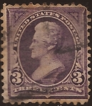Stamps United States -  Jackson  1894 3 centavos