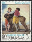 Stamps United Arab Emirates -  Dubai 100 - Día del Niño, Pintura de Goya 