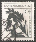 Sellos de Europa - Alemania -  Dante Alighiere