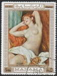 Stamps United Arab Emirates -  Manama 36 - Pintura de Renoir