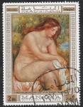 Stamps United Arab Emirates -  Manama 26 - Pintura de Renoir