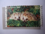 Stamps Germany -  Tierkinder Igel -Herizo (Erinnaceus europaeus) Northem Hedgehog 