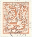 Sellos de Europa - B�lgica -  (211) SERIE BÁSICA LEÓN HERÁLDICO. VALOR FACIAL 2 BEF, perf. 14. YVERT BE 1898