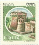 Sellos del Mundo : Europa : Italia : SERIE CASTILLOS. ROCCA DI MONDAVIO, EN PESARO. YVERT IT 1446