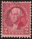 Stamps United States -  George Washington 1932 2 centavos