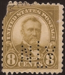 Sellos del Mundo : America : Estados_Unidos : Ulysses S Grant 1923 8 centavos