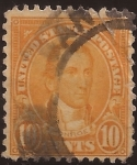 Sellos de America - Estados Unidos -  James Monroe  1923 10 centavos