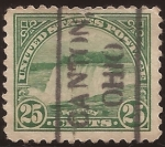 Stamps United States -  Cataratas de Niágara  1922 25 centavos