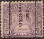 Sellos de America - Estados Unidos -  Arlington Amphitheater 1922 50 centavos