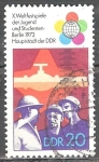 Stamps Germany -  X,Festival Mundial de la Juventud y los Estudiantes, Berlín(DDR).