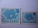 Stamps Romania -  Mapa teléfonico - Scott/Rumania 2277.