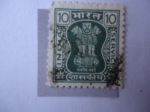 Stamps India -  Símbolos.