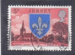 Sellos de Europa - Isla de Jersey -  St Mary´s Church-JERSEY
