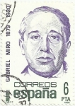 Stamps Spain -  CENTENARIOS. GABRIEL MIRÓ (1879-1930). EDIFIL 2618