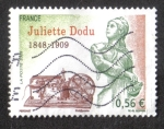 Sellos de Europa - Francia -  Juliette Dodu