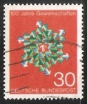 Stamps Germany -  100 años sindicatos en Alemania