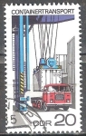 Sellos de Europa - Alemania -  El transporte de contenedores, el transporte por carretera (DDR).