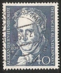 Stamps Germany -  Alexander V Humboldt