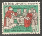 Stamps Germany -  Universidad de Friburgo