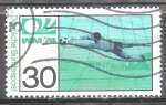 Stamps Germany -  Copa Mundial de Fútbol de 1974 en Alemania.