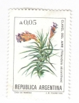 Sellos de America - Argentina -  Clavel del aire