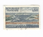 Stamps France -  Planta de producción energética de las mareas