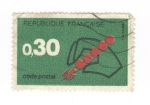Sellos de Europa - Francia -  Código postal