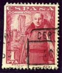 Stamps Spain -  General Franco y Castillo de la Mota