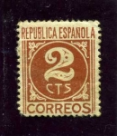 Stamps Spain -  Cifra