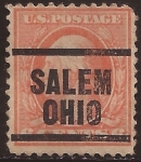 Stamps United States -  George Washington 1912 6 centavos