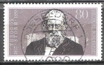 Stamps Germany -  Cent.de la muerte de Theodor Storm (1817-1888), escritor y poeta alemán.