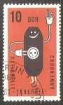 Stamps Germany -  Rationnelle energie anwendung -  Uso racional de altas energías potenciales 