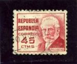 Stamps Spain -  Pablo Iglesias