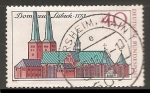 Stamps Germany -  Dom zu lübeck - Catedral de Lübeck