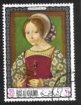 Stamps United Arab Emirates -  Las pinturas de las galerías de Londres, Munich y Sao Paulo, Ras al Kahima