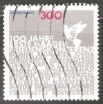 Stamps Germany -  Erste haager friedenskonferenz -Conferencias de Paz de La Haya 