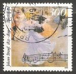Stamps Germany -  Johann Strauss