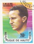 Stamps Burkina Faso -  REY BALDUINO DE BELGICA