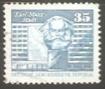 Stamps Germany -  Monumento a Karl Marx