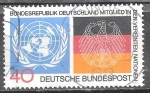Sellos de Europa - Alemania -  Admisión de la República Federal de Alemania de la ONU.