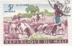 Stamps : Africa : Mali :  GANADO LANAR