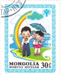 Stamps Mongolia -  DIBUJO INFANTIL