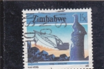 Sellos de Africa - Zimbabwe -  EXCAVACIONES