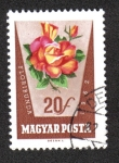 Stamps : Europe : Hungary :  Rosas