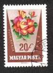 Stamps Hungary -  Rosas