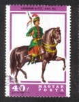 Stamps : Europe : Hungary :  Jinetes