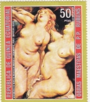 Stamps Equatorial Guinea -  OBRAS MAESTRAS DE RUBENS-Desembarco de María de Medicis en Marsella