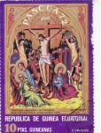 Stamps Equatorial Guinea -  PASCUA-72- Muerte de Jesús