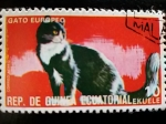 Stamps : Africa : Equatorial_Guinea :  Gato europeu